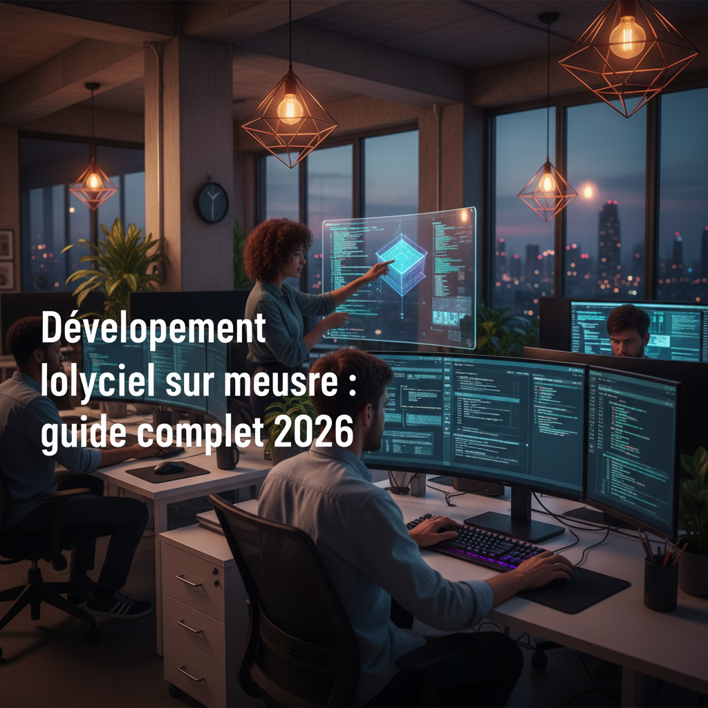 Développement logiciel sur mesure : guide complet 2026